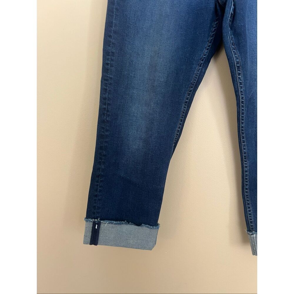 Vigoss Crop Heritage Fit Blue Jeans Woman’s Size 14 Length 25 - Picture 3 of 13